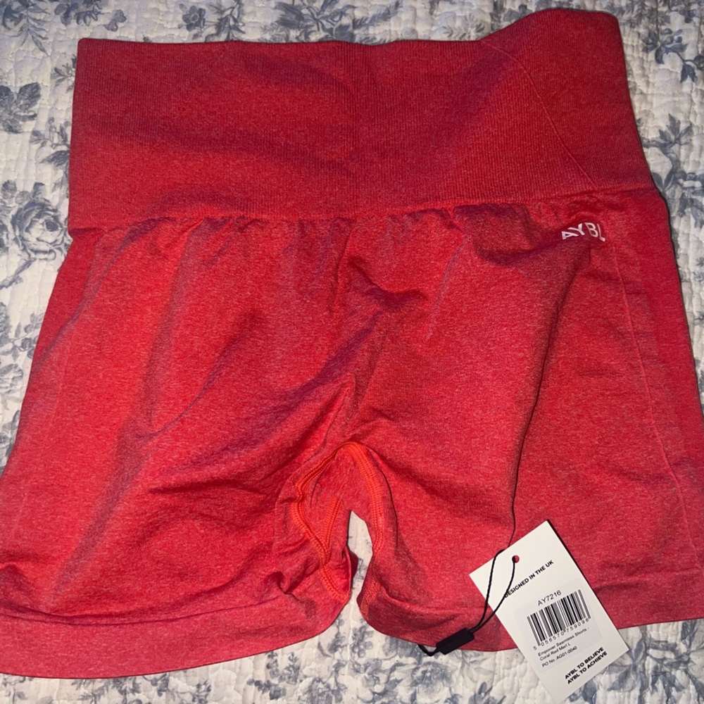 AYBL shorts size large red new with tags